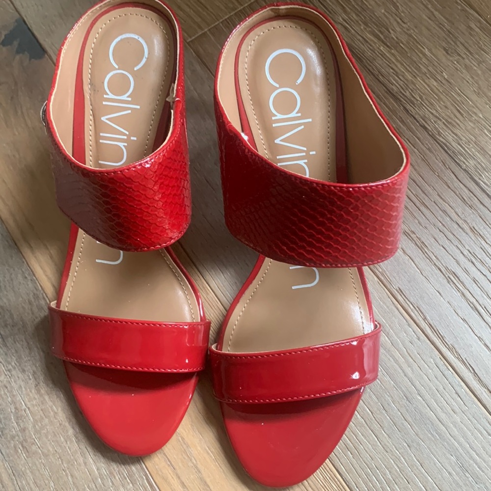 Calvin Klein Red Heels